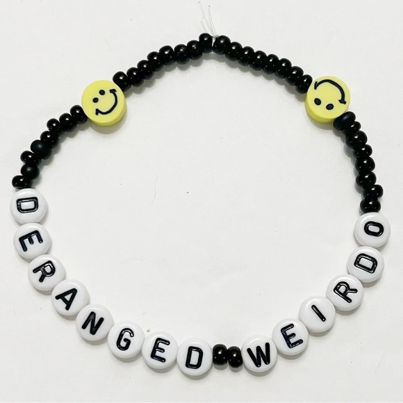 Taylor Swift Eras Tour Friendship Bracelet Deranged Weirdo TTPD - Picture 1 of 1